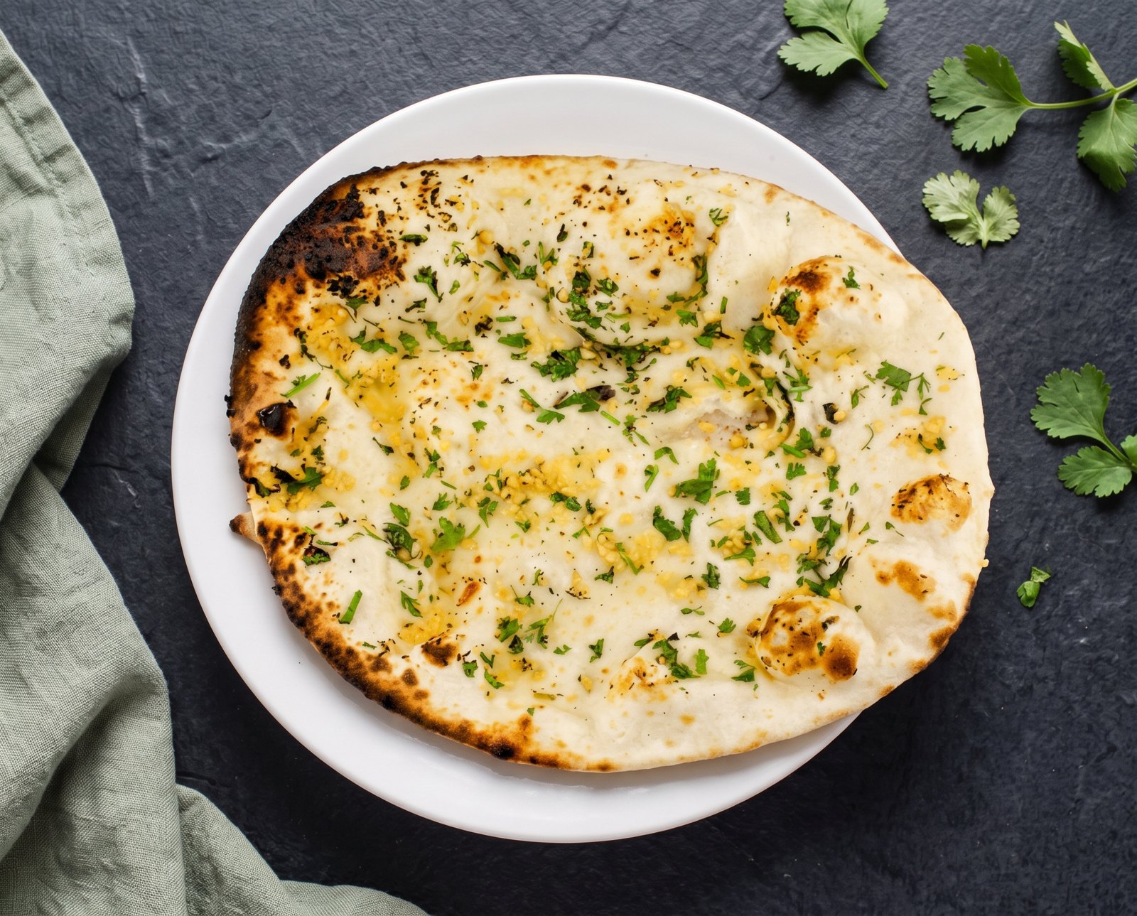 Naan all'Aglio